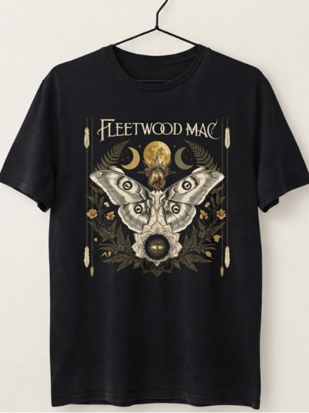 Fleetwood Mac moth and moon t-shirt